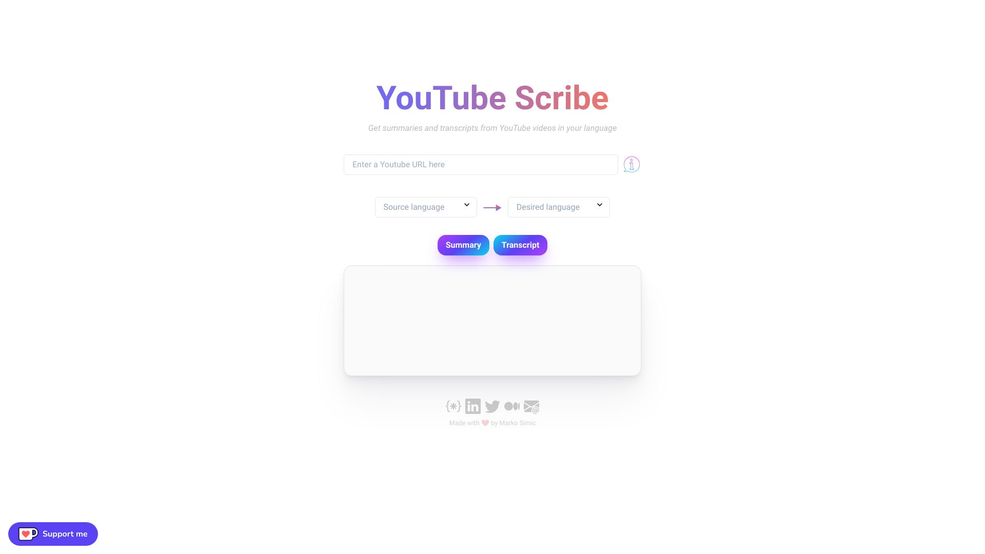 YouTube Scribe