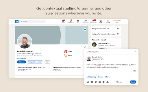 Zoho BluePencil: Free Grammar & Spell Checker