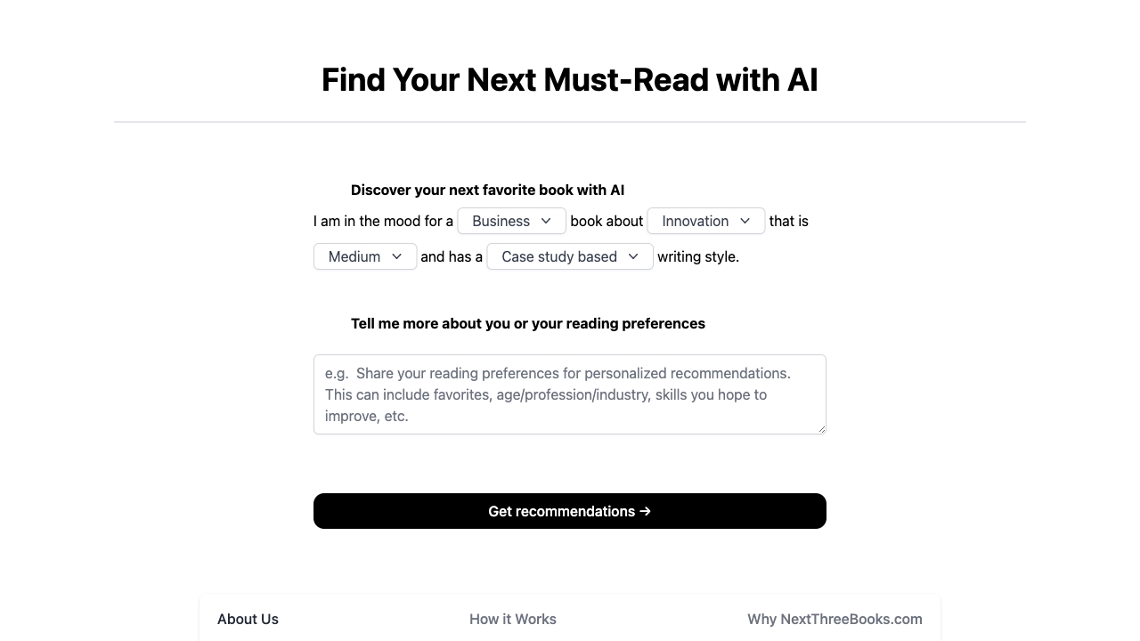 NextThreeBooks